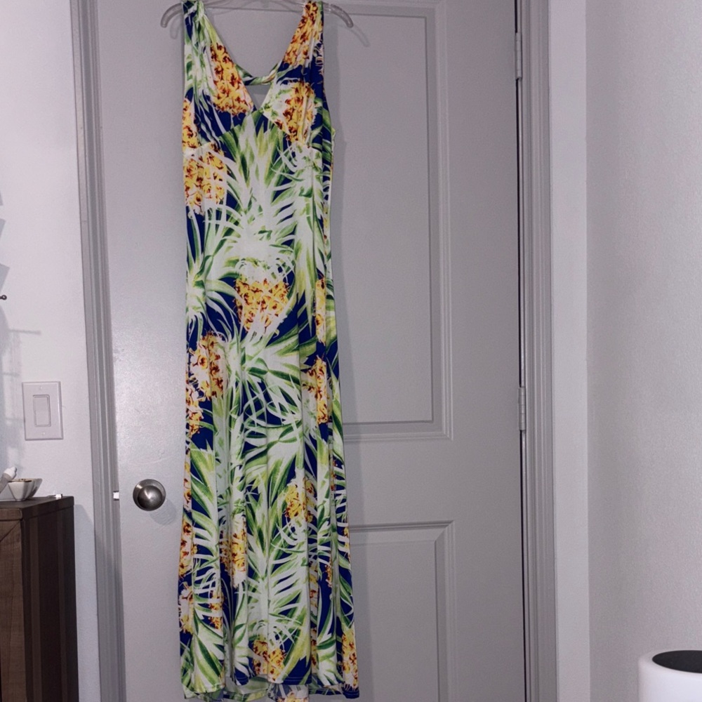 Vibrant Floral Maxi Dress
